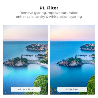 K&F CONCEPT PL Filter Compatible with DJI Flip - style: CPL Filter
