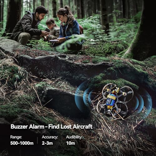 Ruko R111S Remote ID Module for Drone with GPS Tracker/Finder and Beeper - color: Black