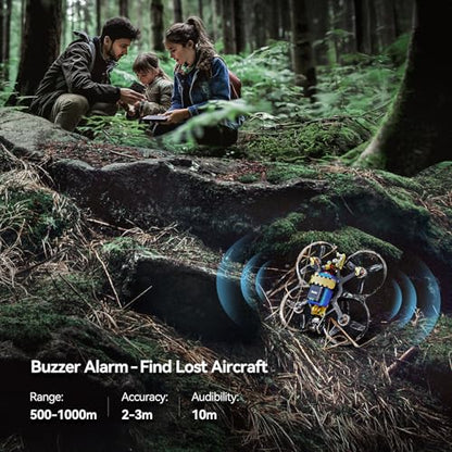 Ruko R111S Remote ID Module for Drone with GPS Tracker/Finder and Beeper - color: Black