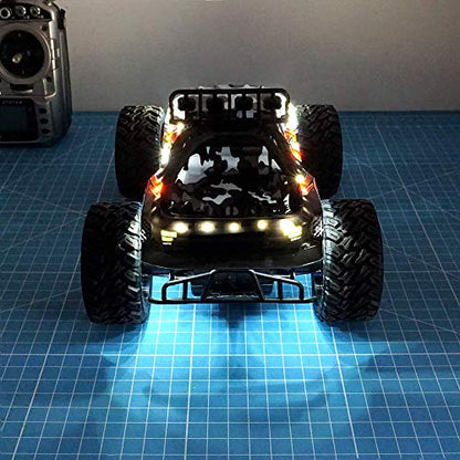 LED Light Strips for RC Cars Trucks Airplanes Drones Blue Green Red White Yellow Bundle