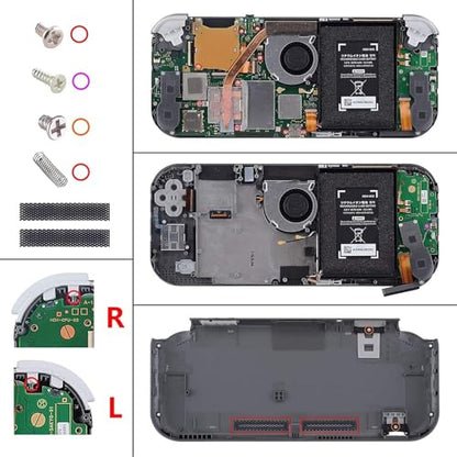 eXtremeRate DIY Replacement Shell for Nintendo Switch Lite, Crystal Dragon NSL Handheld Controller Housing w/Screen Protector, Custom Case Cover for Nintendo Switch Lite - Without Console - color: Crystal Dragon