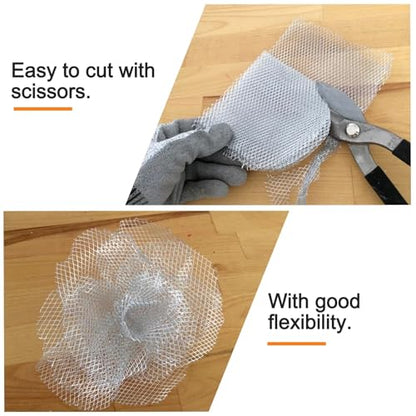 SOTEE Aluminum Wire Mesh Roll 15.7 Inch x 16.4 Foot for Sculpting Clay, Ideal for DIY Projects, Window Screen