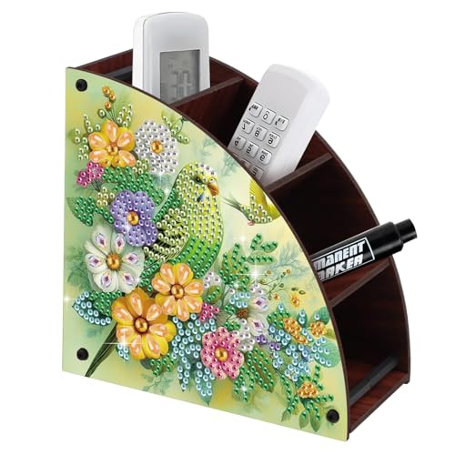 DIY Diamond Painting Kits Organizer Box, Green Parrot Diamond Art Organizer - color: Green Parrot