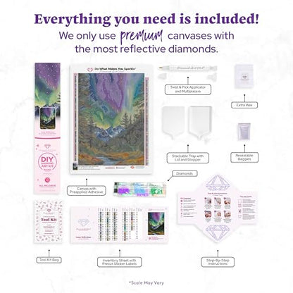 DIAMOND ART CLUB Lunar Reflections Diamond Art Kits for Adults - color: Lunar Reflections