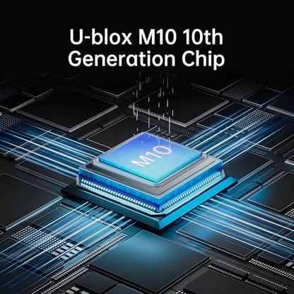 SEQURE M10-12 Mini FPV GPS Module with Upgraded 10th Generation Chip Ceramic Antenna Fast Satellite Positioning for FPV Racing Drones 10Hz Frequency - size: M1012