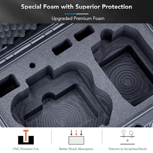 Lykus Titan N200 Waterproof Hard Case for DJI Neo 2 and RC-N3 Controller - size: Hard Case