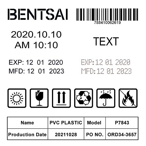 BENTSAI BT-2560N Ink Cartridge Black Water Based Ink 0.5 Inch Printhead
