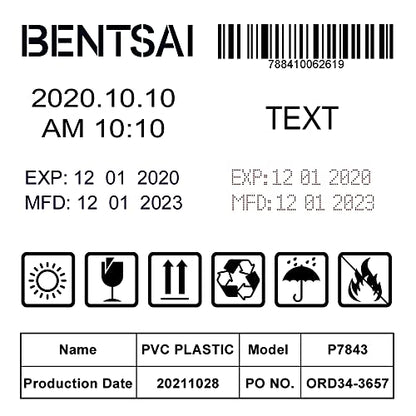 BENTSAI BT-2560N Ink Cartridge Black Water Based Ink 0.5 Inch Printhead
