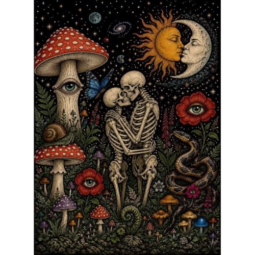 KICHANG Skull Diamond Art Kits for Adult Diamond Painting Kit for Beginner - color: DP04443