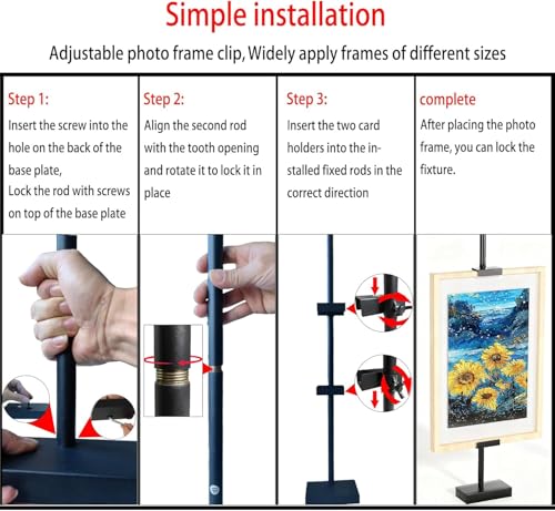 30''Adjustable Tabletop Easel Stand, Picture Frame & Sign Display Stand (30 inch)