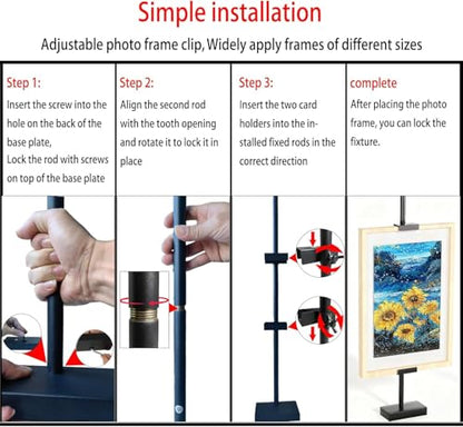 30''Adjustable Tabletop Easel Stand, Picture Frame & Sign Display Stand (30 inch)