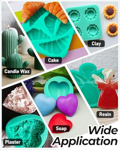 Nicpro 74oz Silicone Mold Making Kit 20A, Platinum Liquid Silicones Rubber - size: 74oz
