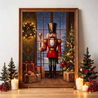 Christmas Diamond Art Kits for Adults, Holiday Nutcracker Diamond Painting - color: HS058-1
