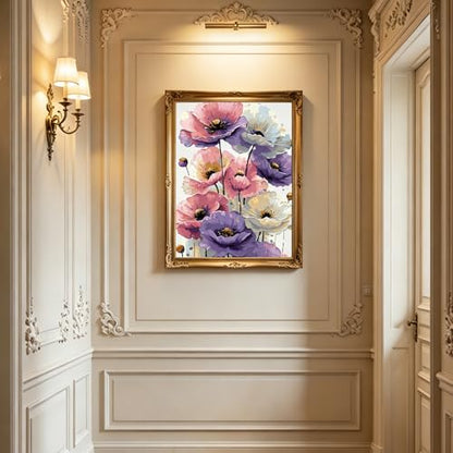 Paint by Numbers for Adults, Flower DIY Oil Painting Kit 16x20 Inch - color: PB471-1