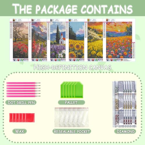 DOTSOPS 5D Landscape Diamond Painting Kits for Adults Diamond Art Kits - color: landscape l