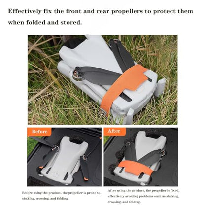 Propeller Holder for DJI Mini 3 / Mini 3 Pro, Prop Guard Strap Elastic Band Protector, Stabilizer Blades Fixator for RC Drone Accessories – Portable Storage & Travel Must-Have