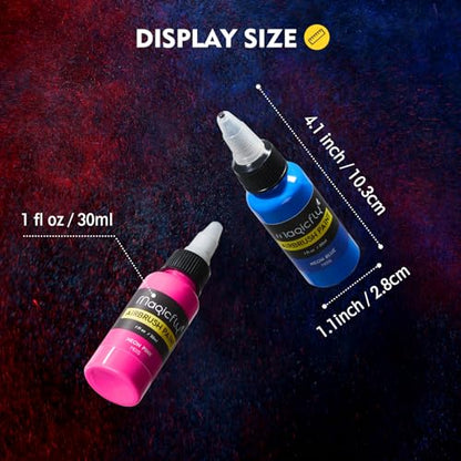 Magicfly Airbrush Paint, 16 Colorsx30ml Air Brush Paint, Airbrush Paint Set