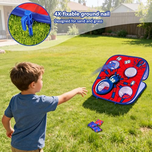 Animal Bean Bag Toss Game Toy Outdoor Toss Game - color: Spider