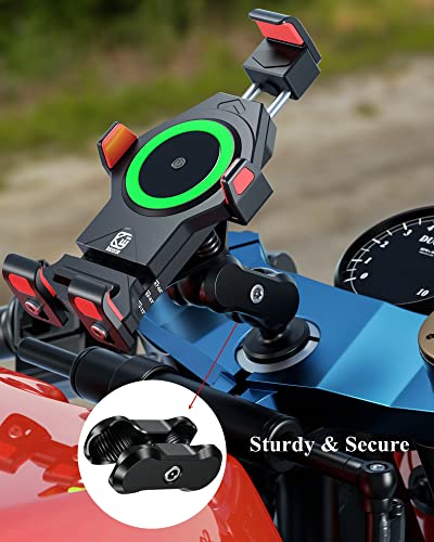 BRCOVAN Aluminum Alloy Anti-Theft Double Socket Arm (Pack of 2) - size: 2.36 inches (Pack of 2)