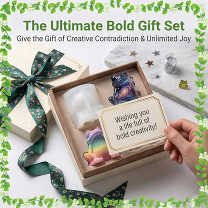 Frog Resin Casting Molds, 3D Funny Animals Candle Silicone Molds - color: Frog Resin Mold
