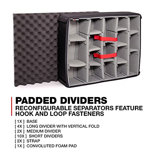 NANUK 945 Waterproof Hard Case with Padded Dividers - Olive - color: Olive, style: Padded Divider