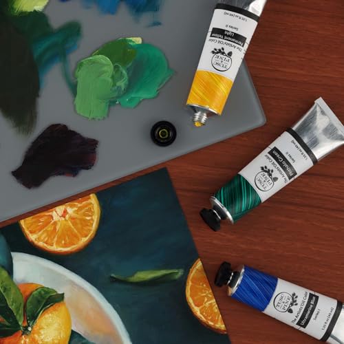 Tusc & Pine Artist Oil Paint - Jewel Tones, Set of 3 40 ml, Non-Yellowing, Rich & Creamy Consistency, Maximum Pigment Load, Small Batch Milled Oil Paints Made in the USA for Professional Artists - color: Jewel Tones, size: 40 ml (Set of 3)
