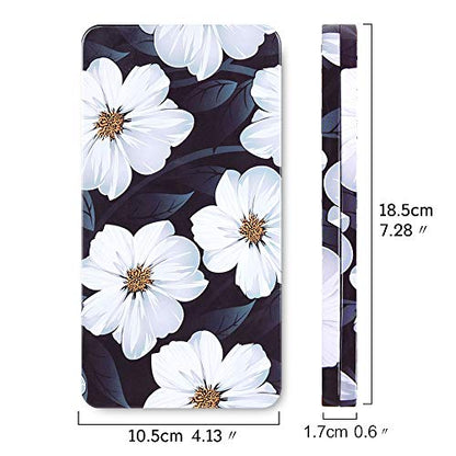 qianshan 40Pcs Empty Half Pans Watercolor Tin Palette with Magnetic Stripe - color: Flower
