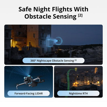 DJI Mini 5 Pro Drone RC2 Fly More Combo Lightweight Camera Aerial UAV Beginner Bundle | Extended Flight Smart Tracking Portable Photography Kit with 64GB Card + Landing Pad + More - style: Mini 5 Pro Fly More Combo