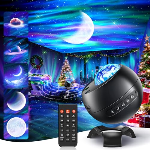 One Fire Northern Lights Projector Galaxy 7-15 Year Old Boy Birthday Gifts - color: Black
