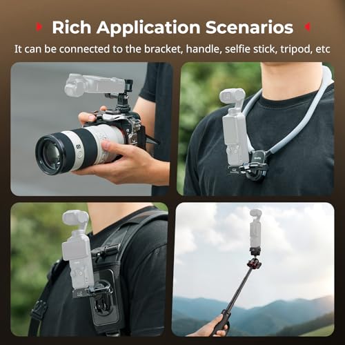 SmallRig Aluminum Charging Adapter Desktop Base for DJI Osmo Pocket 4P/4/3
