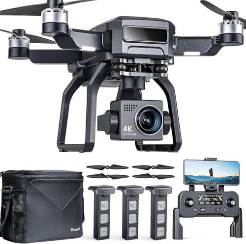 Bwine F7GB2 Pro Drones with Camera for Adults 4K UHD Aerial 3-Axis Gimbal - color: Dark Gray