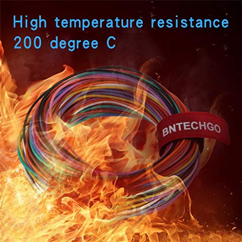 BNTECHGO 24 AWG Silicone Wire Kit 10 Color Each 5ft Stranded Tinned Copper - size: 10 colors each 5ft, style: 24 silicone wire