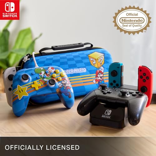 PowerA Wireless Controller for Nintendo Switch/Switch Lite/OLED Model - Mario Joy, AA Battery Powered (Battery Included), Officially Licensed by Nintendo - style: Mario Joy