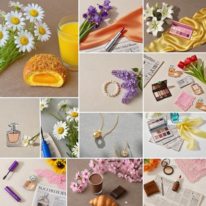 5PCS Non-Wrinkle Product Photography Backdrops - color: Morandi color