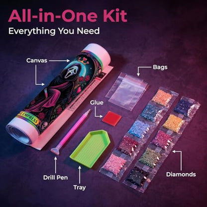 WUSARPLY Halloween Diamond Painting Kits for Beginner Adults - color: YH028