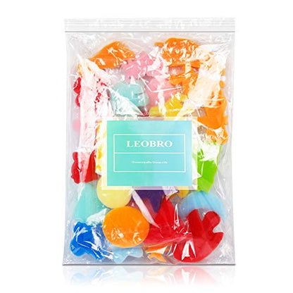 LEOBRO 30pcs Sponges for Painting, Shape Sponge Paint Applicators, Paint Sponges for Crafts, Foam Sponge Stamps, Assorted Pattern