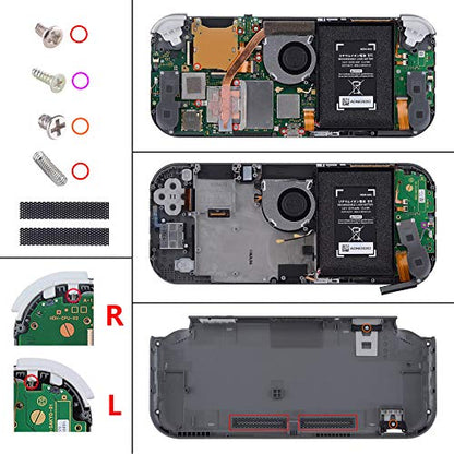 eXtremeRate Classic SNES Style DIY Replacement Shell for Nintendo Switch Lite, NSL Handheld Controller Housing w/Screen Protector, Custom Case Cover for Nintendo Switch Lite - color: Classic SNES