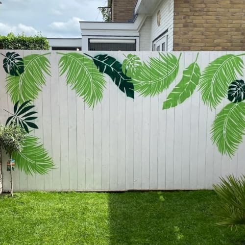 Large Palm Leaf Stencils for Painting on Walls Tropical Leaves Stencil - style: Tropical Leaf