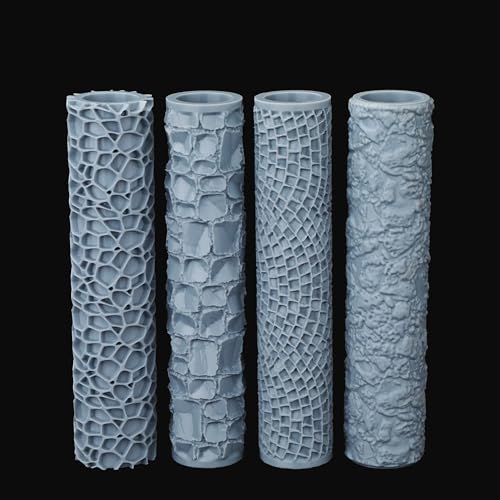 AUSPDICE RPG Terrain Texture Roller for Foam and Clay Modeling - color: As744a Road Paving Set