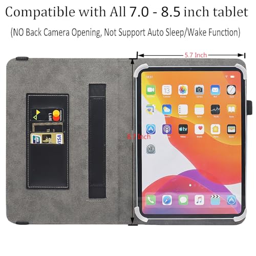 Universal 7 8 Inch Android Tablet Case Cover for All 7.0-8.5 Inch Tablet - color: Pink