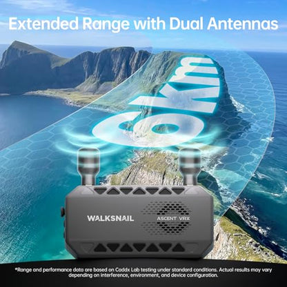 CADDXFPV Walksnail Ascent VRX, 1080p 60fps FPV Receiver, HDMI Output