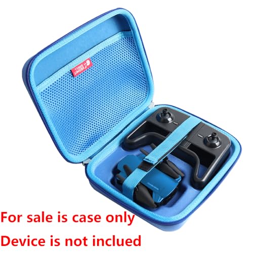Hermitshell Travel Case for DEERC D20 Mini Drone (Blue) - color: Blue