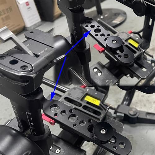 Ronin 2 Image Transmission Bracket, Tilt Axis Cage Arm Extension Stand Bracket Mount for DJI Teradek Bolt Bond Vaxis Video Transmission Transmitter Receiver, RED - color: Red