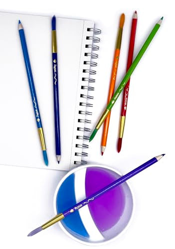 SNIFTY Pastel Colorbrush, Watercolor Pencil and Paintbrush, Set of 12
