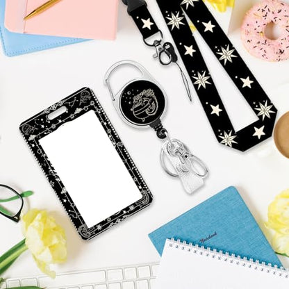 Dargon Lanyards for ID Badge Holder, Cute Dargon Cactus ID Badge Holder - color: Dargon-black