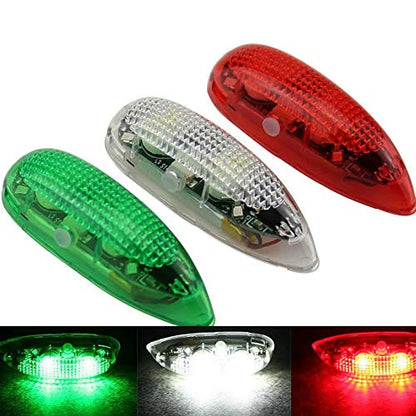 RC Plane LED Light Kit for Bicycle Jet Airplane Air Craft Fix Wing Quadcopter,Rechargeable Red Green White LED Flashing Lights