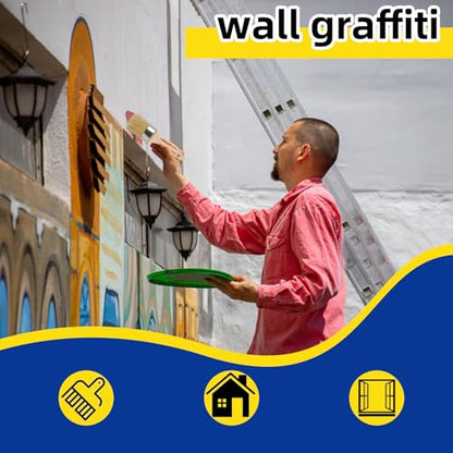 Wesquer 3-Pack All in One Paint Brush - Chalk & Wax Brushes for Furniture