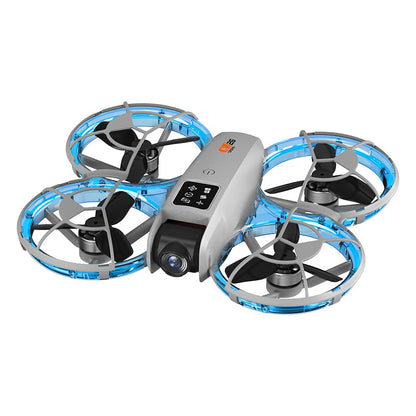 Drone with Camera for Adult Beginners, RC Drones with Screen on Controller, Brushless Motor, One Key Take Off/Landing, Optical Flow Positioning, Gesture Photo Video RC Quadcopter with Body Light 2 Batteries CZ26 FPV Drones Gifts for Adults Beginner-Friend