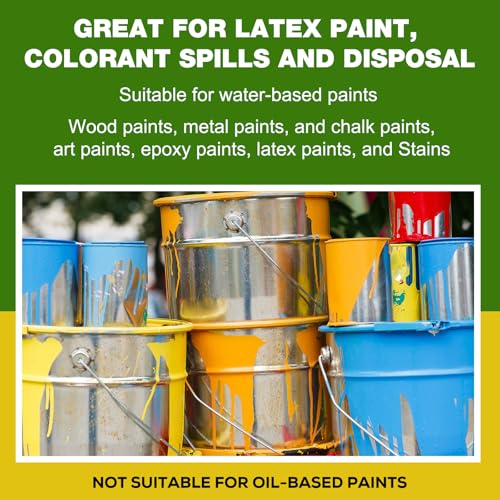 6 Pack Paint Hardener for Disposal - Fast Acting Solidifier for Disposal - style: 6 Pack Paint Hardener
