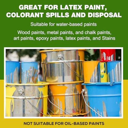 6 Pack Paint Hardener for Disposal - Fast Acting Solidifier for Disposal - style: 6 Pack Paint Hardener